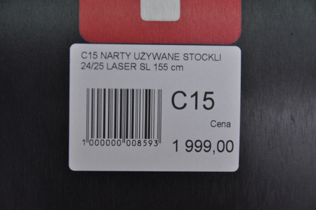 NARTY UŻYWANE STOCKLI LASER SL + MC11 24/25 155 cm NRC15