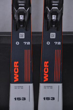 NARTY UŻYWANE BLIZZARD WCR 72 + TLT 10 24/25 153 cm NRC923