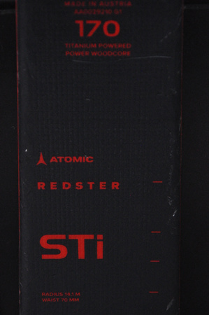 NARTY UŻYWANE ATOMIC REDSTER STI + M 12 22/23 170 cm NRC604