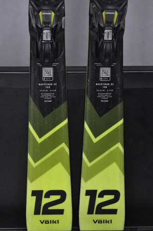 NARTY UŻYWANE VOLKL RACETIGER SC 24/25 + VMotion 12 158 cm NRC823