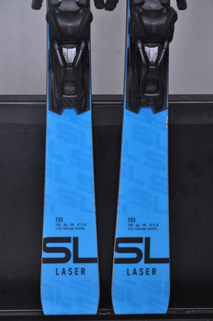 NARTY UŻYWANE STOCKLI LASER SL + MC11 24/25 155 cm NRC19