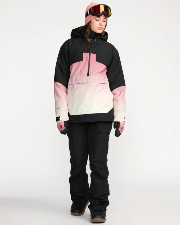 DAMSKA KURTKA SNOWBOARDOWA VOLCOM FERN INS GORE-TEX PULLOVER Mesa Rose 2026