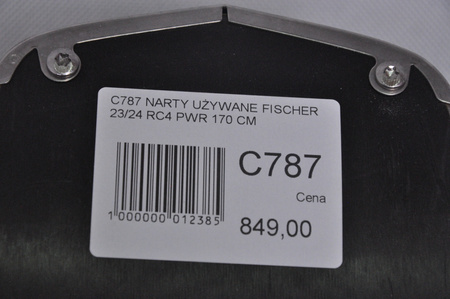 NARTY UŻYWANE FISCHER RC4 PWR 23/24 + RS10 170 cm NRC787