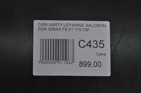 NARTY UŻYWANE SALOMON S/MAX F8 XT + M10 2024 170 cm NRC435