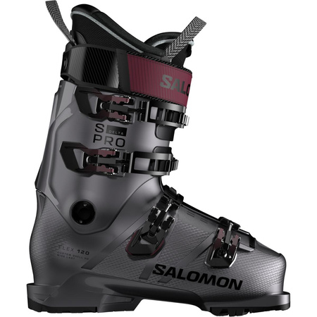 BUTY NARCIARSKIE SALOMON S/PRO DELTA 120 GW Hematit Met. / Burgundy Met. 2026