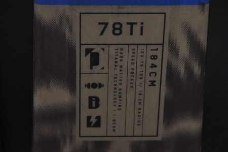 NARTY UŻYWANE K2 DISRUPTION 78TI + MXC 12 24/25 184 cm NRC991