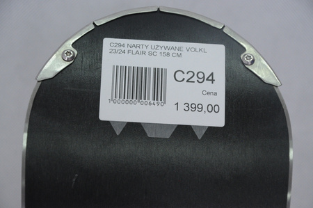 NARTY UŻYWANE VOLKL FLAIR SC 23/24 + Marker VMOTION 11 158 cm NRC294