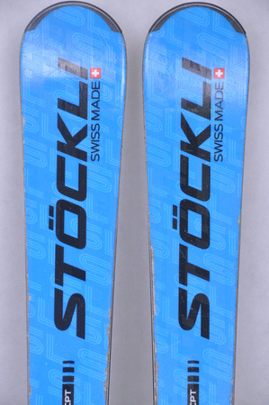 NARTY UŻYWANE STOCKLI LASER SL + MC11 24/25 170 cm NRC35