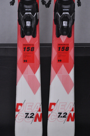 NARTY UŻYWANE VOLKL DEACON 7.2 + FTD 10 21/22 158 cm NRC1126