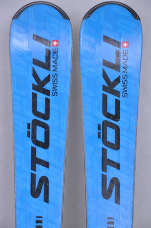 NARTY UŻYWANE STOCKLI LASER SL + MC11 24/25 155 cm NRC19