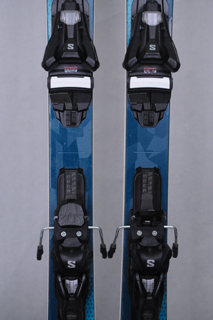 NARTY UŻYWANE STOCKLI MONTERO AS + Salomon Strive 11 24/25 160 cm NRC66