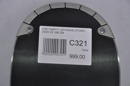 NARTY UŻYWANE ATOMIC REDSTER X5 + Atomic M10 GW 24/25 168 cm NRC321