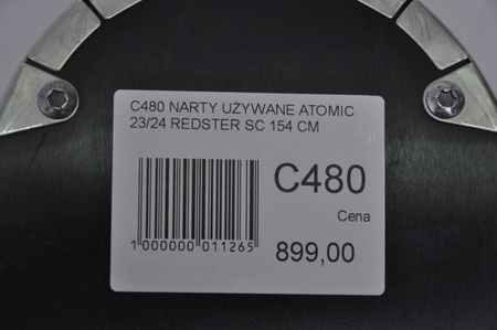 NARTY UŻYWANE ATOMIC REDSTER SC + M10 23/24 154 cm NRC480