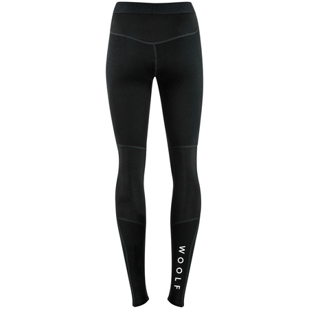 DAMSKIE SPODNIE TERMOAKTYWNE WOOLF MERINO NIBBI PERFORMANCE Black