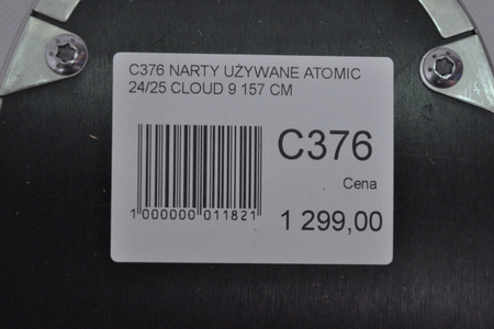 DAMSKIE NARTY UŻYWANE ATOMIC CLOUD C9 + M10 GW 24/25 157 cm NRC376