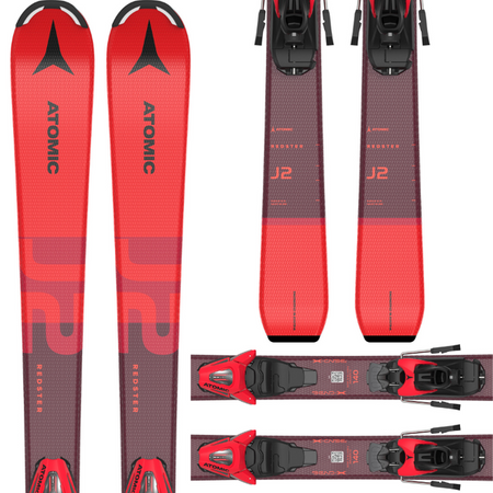 JUNIORSKIE NARTY ATOMIC REDSTER J2 130 - 150 + Atomic C5 2023