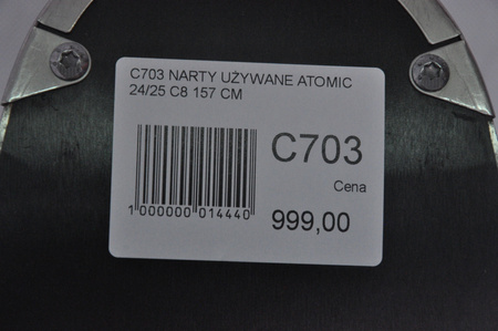 NARTY UŻYWANE ATOMIC CLOUD C8 + M10 24/25 157 cm NRC703