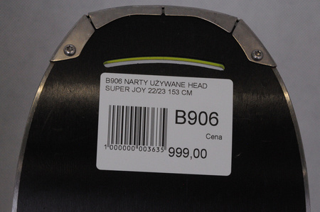 NARTY UŻYWANE HEAD SUPER JOY 22/23 + JOY 11 153 cm NRB906