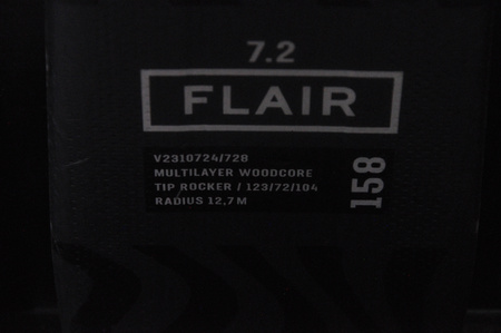 NARTY UŻYWANE VOLKL FLAIR 7.2 21/22 + FDT 10 158 cm NRC1171
