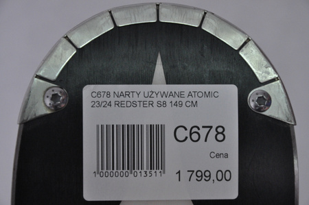 NARTY UŻYWANE ATOMIC REDSTER S8 + X12 GW 23/24 149 cm NRC678