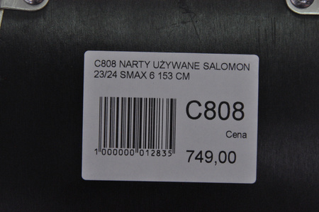 NARTY UŻYWANE SALOMON S/MAX 6 + M10 23/24 153 cm NRC808