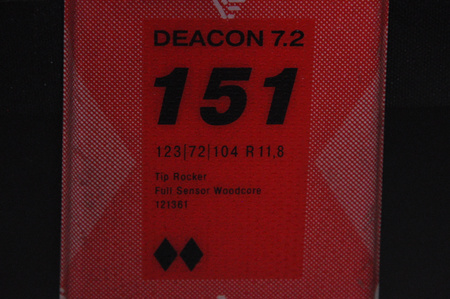 NARTY UŻYWANE VOLKL DEACON 7.2 + FTD 10 21/22 151 cm NRC1140