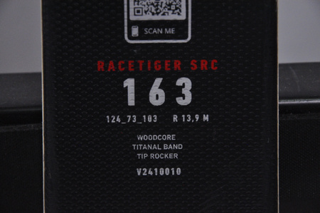 NARTY UŻYWANE VOLKL RACETIGER SRC + Motion 10 24/25 163 cm NRC210