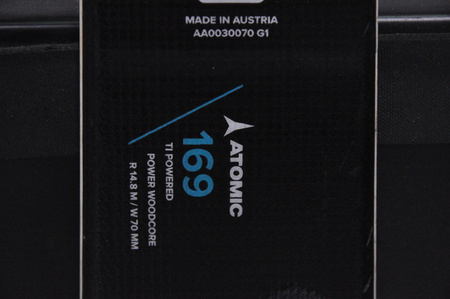 NARTY UŻYWANE ATOMIC REDSTER X7 + Atomic MI12 GW 24/25 169 cm NRC284