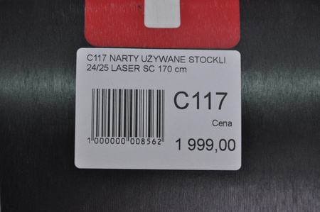 NARTY UŻYWANE STOCKLI LASER SC + MC11 24/25 170 cm NRC117