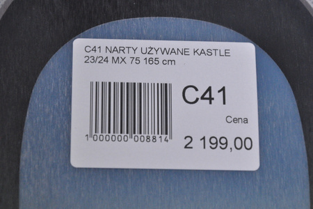 NARTY UŻYWANE KASTLE MX 75 + K12 PRW 23/24 165 cm NRC41