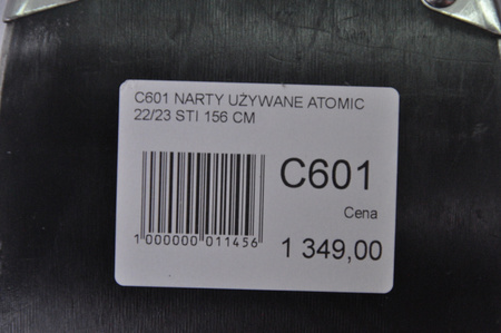 NARTY UŻYWANE ATOMIC REDSTER STI + M 12 22/23 156 cm NRC601