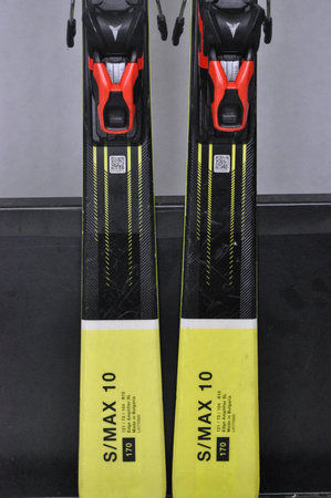 NARTY UŻYWANE SALOMON S/MAX 10 + M11 22/23 170 cm NRC567