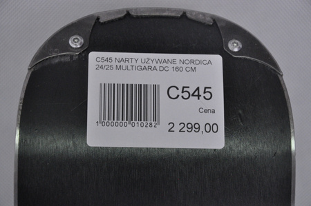 NARTY UŻYWANE NORDICA MULTIGARA DC + XCELL 14 24/25 160 cm NRC545