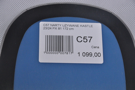 NARTY UŻYWANE KASTLE PX 81 + K11 23/24 172 cm NRC57