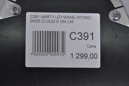 DAMSKIE NARTY UŻYWANE ATOMIC CLOUD C9 + M10 GW 24/25 164 cm NRC391