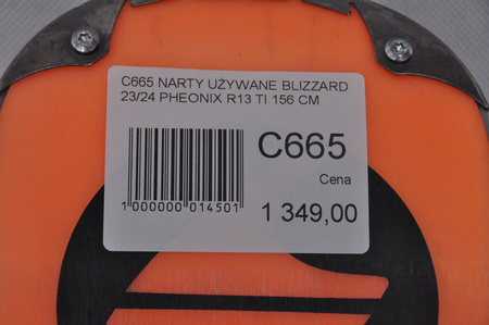 NARTY UŻYWANE BLIZZARD PHOENIX R13 TI + TPX 12 23/24 156 cm NRC665