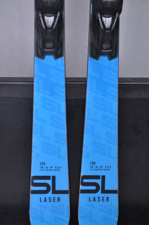 NARTY UŻYWANE STOCKLI LASER SL + MC11 24/25 170 cm NRC35