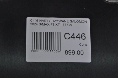 NARTY UŻYWANE SALOMON S/MAX F8 XT + M10 2024 177 cm NRC446