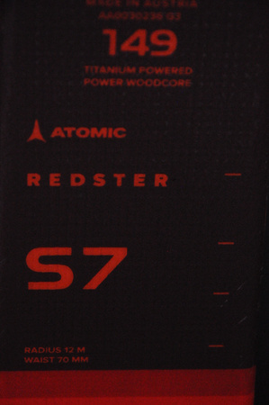 NARTY UŻYWANE ATOMIC REDSTER S7 + M12 GW 22/23 149 cm NRC711