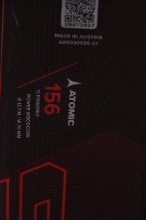 NARTY UŻYWANE ATOMIC REDSTER S7 + M12 GW 23/24 156 cm NRC720