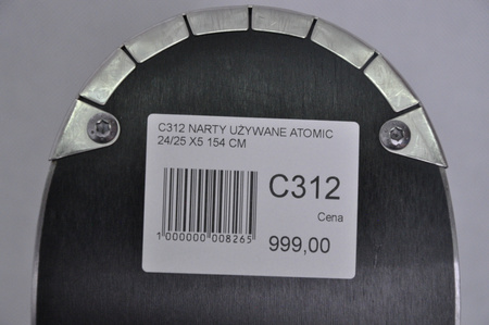 NARTY UŻYWANE ATOMIC REDSTER X5 + Atomic M10 GW 24/25 154 cm NRC312