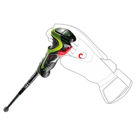 KIJE NARCIARSKIE LEKI AIRFOIL 3D Black 2026