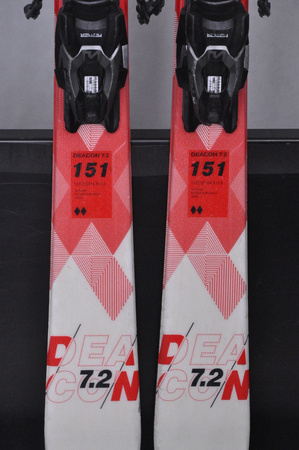 NARTY UŻYWANE VOLKL DEACON 7.2 + FTD 10 21/22 151 cm NRC1141