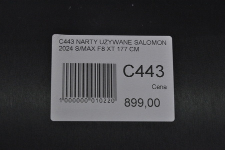 NARTY UŻYWANE SALOMON S/MAX F8 XT + M10 2024 177 cm NRC443
