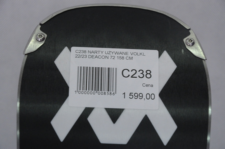 NARTY UŻYWANE VOLKL DEACON 72 + Motion 12 22/23 158 cm NRC238