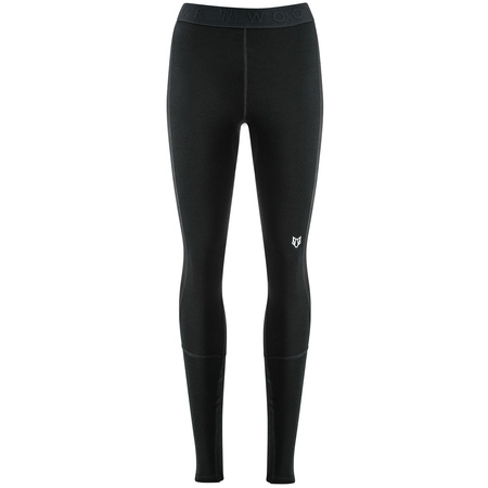 DAMSKIE SPODNIE TERMOAKTYWNE WOOLF MERINO NIBBI PERFORMANCE Black