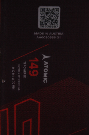 NARTY UŻYWANE ATOMIC REDSTER S7 + M12 GW 23/24 149 cm NRC731