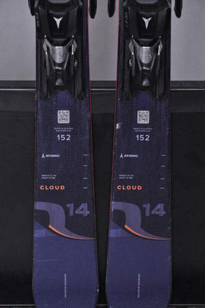 NARTY UŻYWANE ATOMIC CLOUD Q14 + X12 22/23 152 cm NRC594