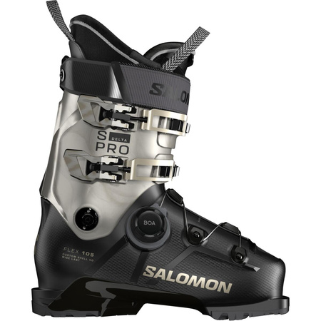 DAMSKIE BUTY NARCIARSKIE SALOMON S/PRO DELTA BOA 105 GW Black / Light Bronze 2026
