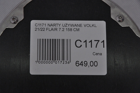 NARTY UŻYWANE VOLKL FLAIR 7.2 21/22 + FDT 10 158 cm NRC1171